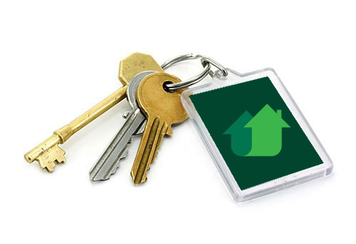 Image of keys on a keychain