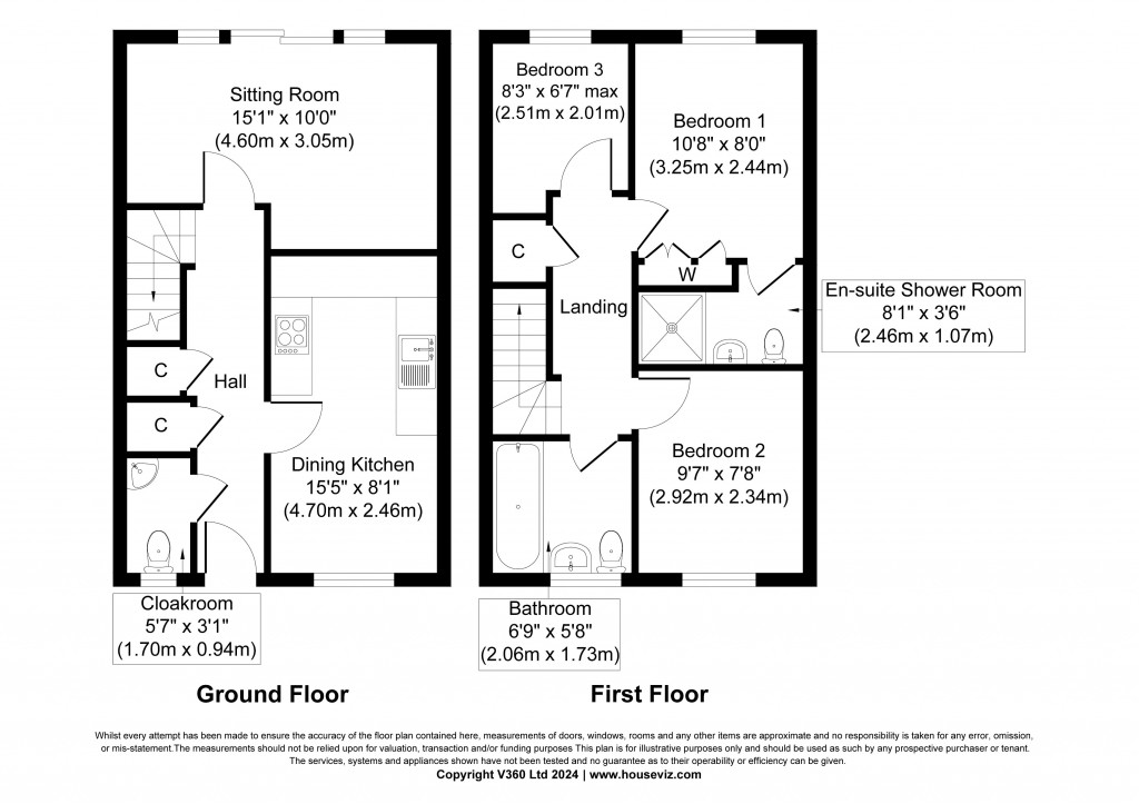 Floorplans For Hawthorne Road, Steeton
