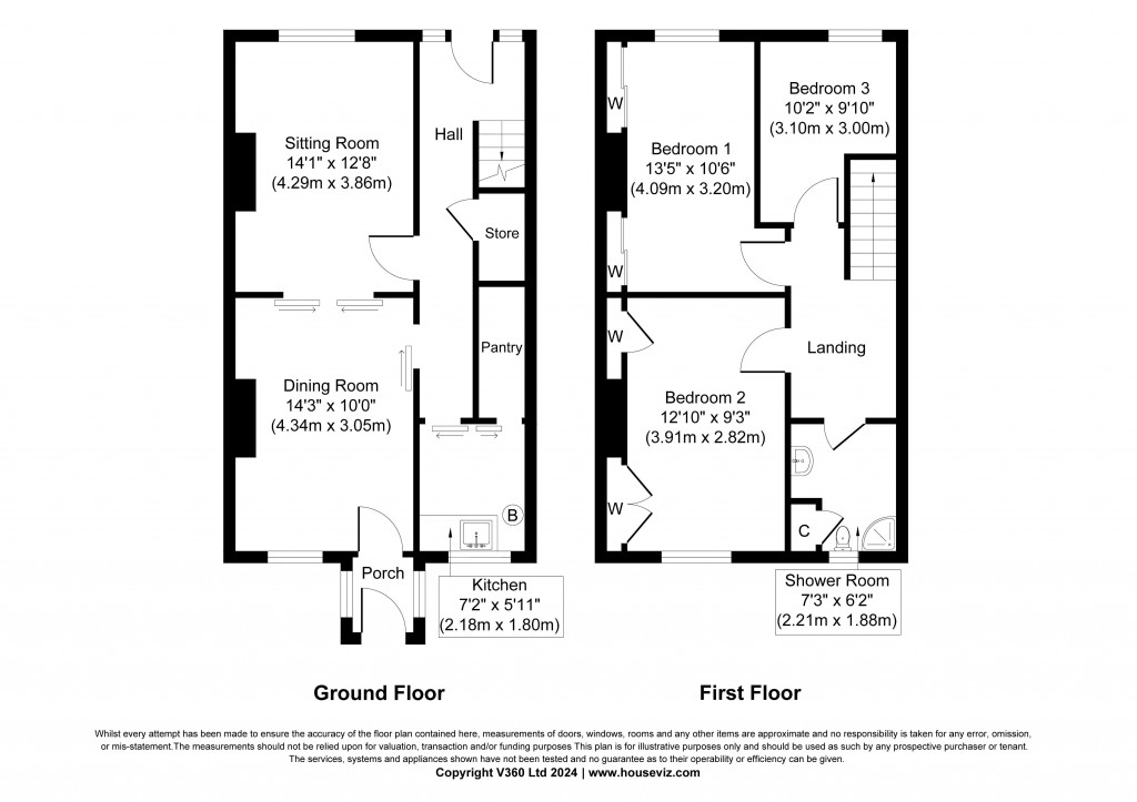 Floorplans For Dixon Street, Sutton-in-Craven