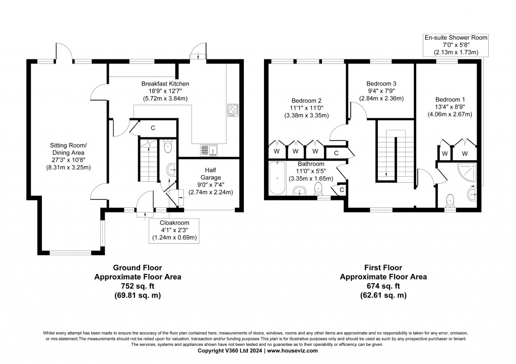 Floorplans For Monkmans Wharf, Silsden