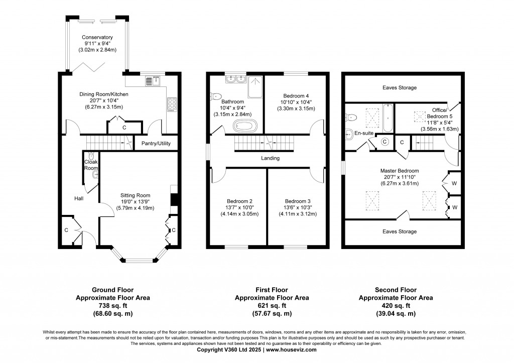 Floorplans For Keighley Road, Steeton