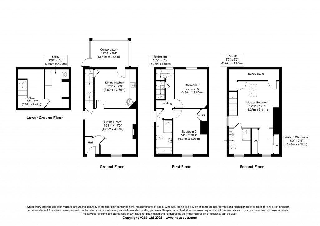 Floorplans For King Edward Street, Sutton-in-Craven