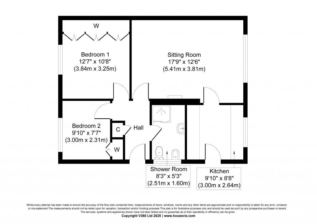 Floorplans For The Hawthorns, Sutton-in-Craven