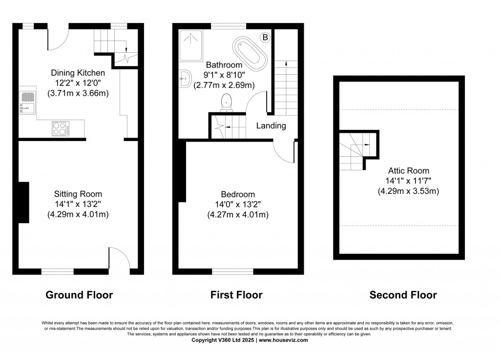 Floorplans For Aire View, Cononley