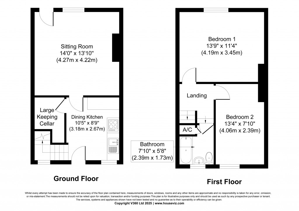 Floorplans For Ryecroft Road, Glusburn
