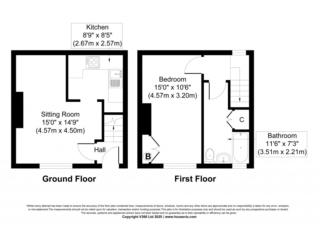 Floorplans For Prospect Street, Cross Hills