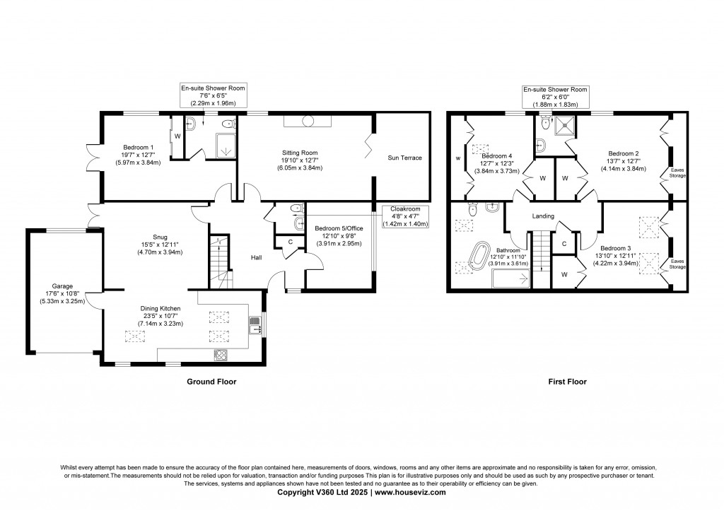 Floorplans For Bent Lane, Sutton-in-Craven