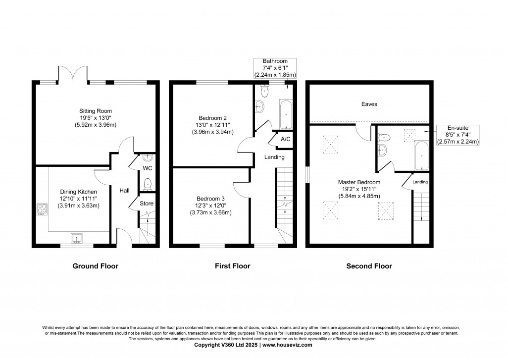 Floorplans For Trinity Row, Skipton