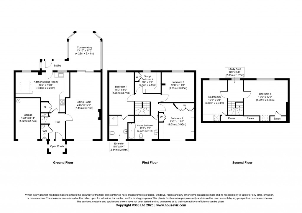 Floorplans For Hall Court, Sutton-in-Craven