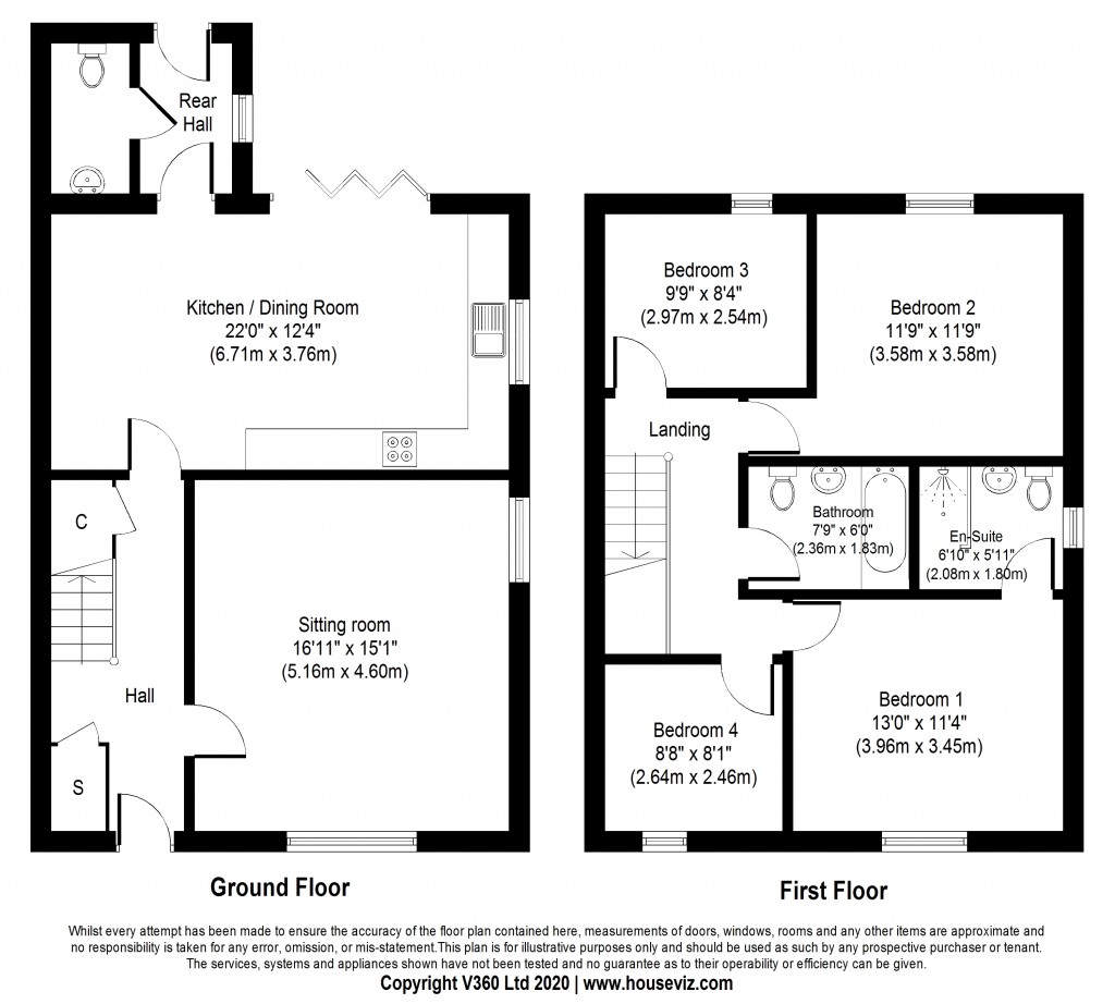 Floorplans For St. Johns Croft, Cononley