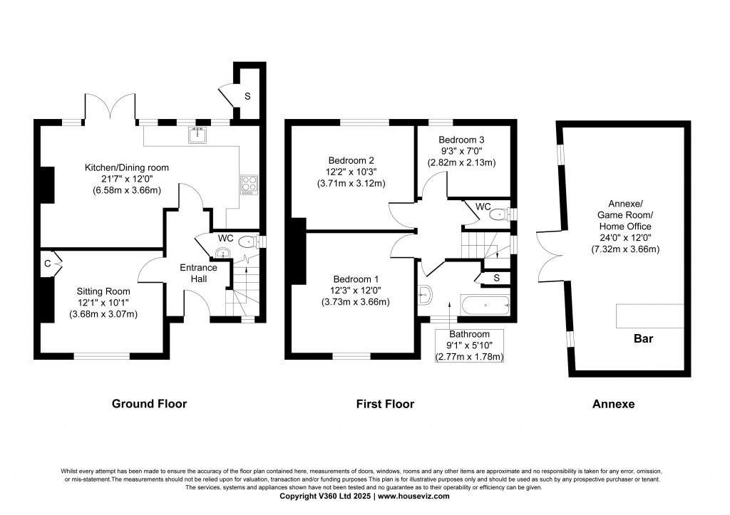 Floorplans For Burnside Crescent, Skipton