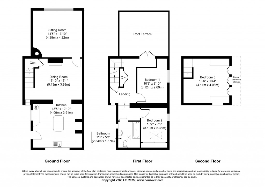 Floorplans For Starkey Lane, Farnhill
