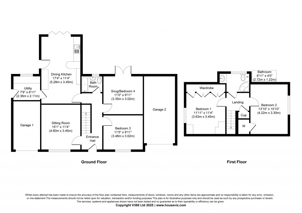 Floorplans For Lowfield Crescent, Silsden