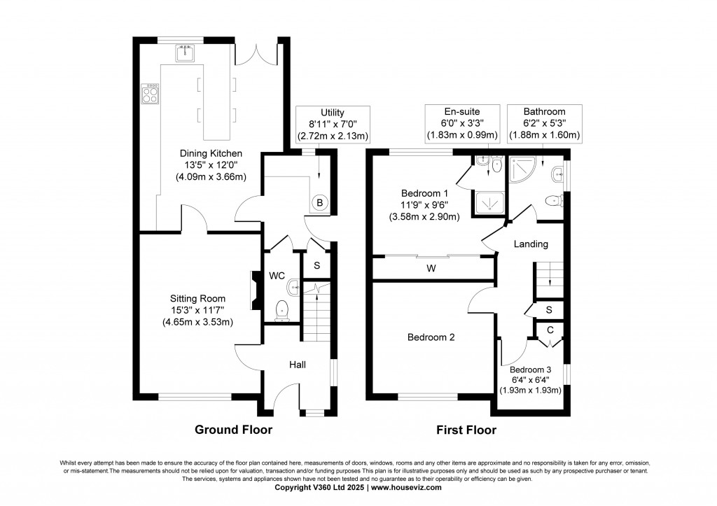 Floorplans For Windsor Avenue, Skipton