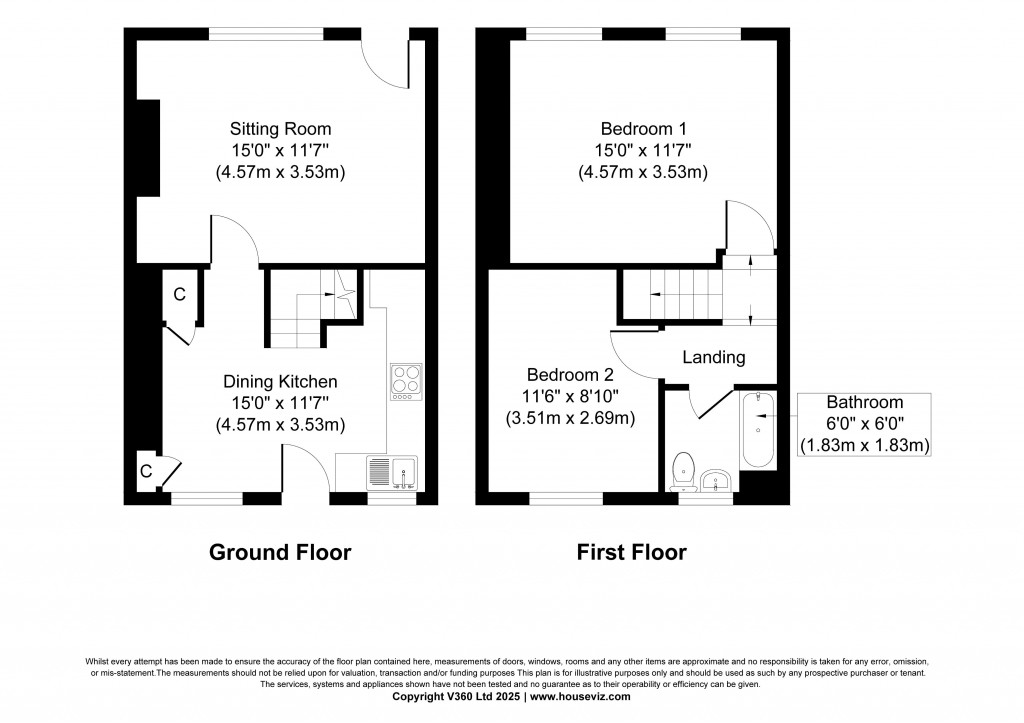 Floorplans For Main Street, Sutton-in-Craven