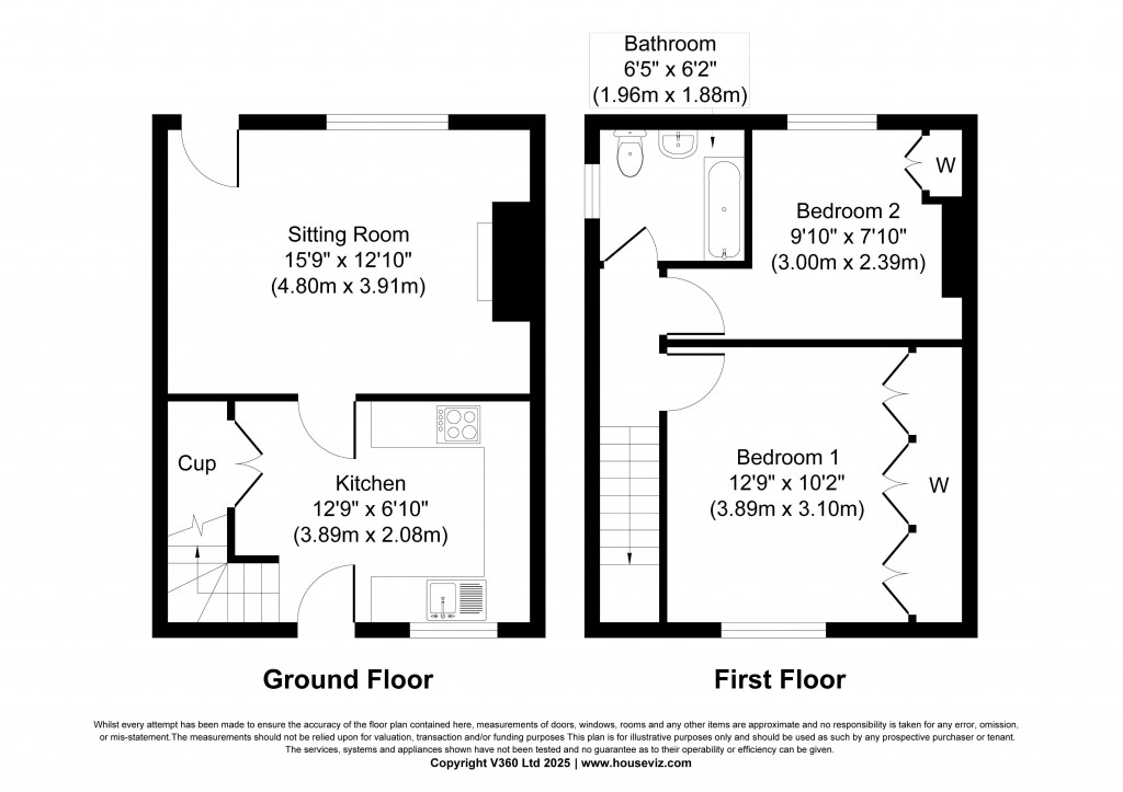 Floorplans For Croft Street, Steeton