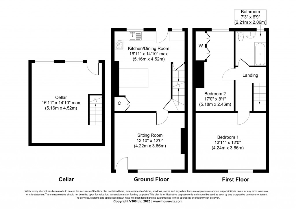 Floorplans For Keighley Road, Cowling