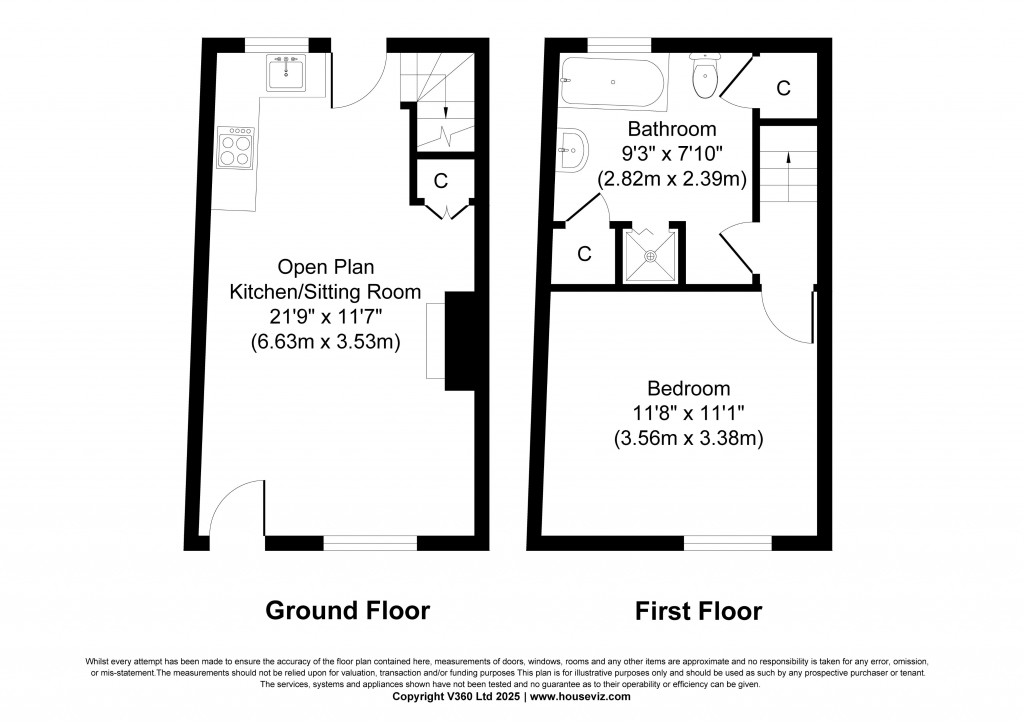 Floorplans For Barrows Lane, Steeton