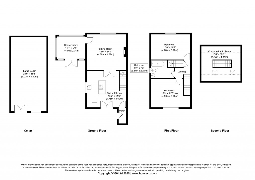Floorplans For Keighley Road, Cowling