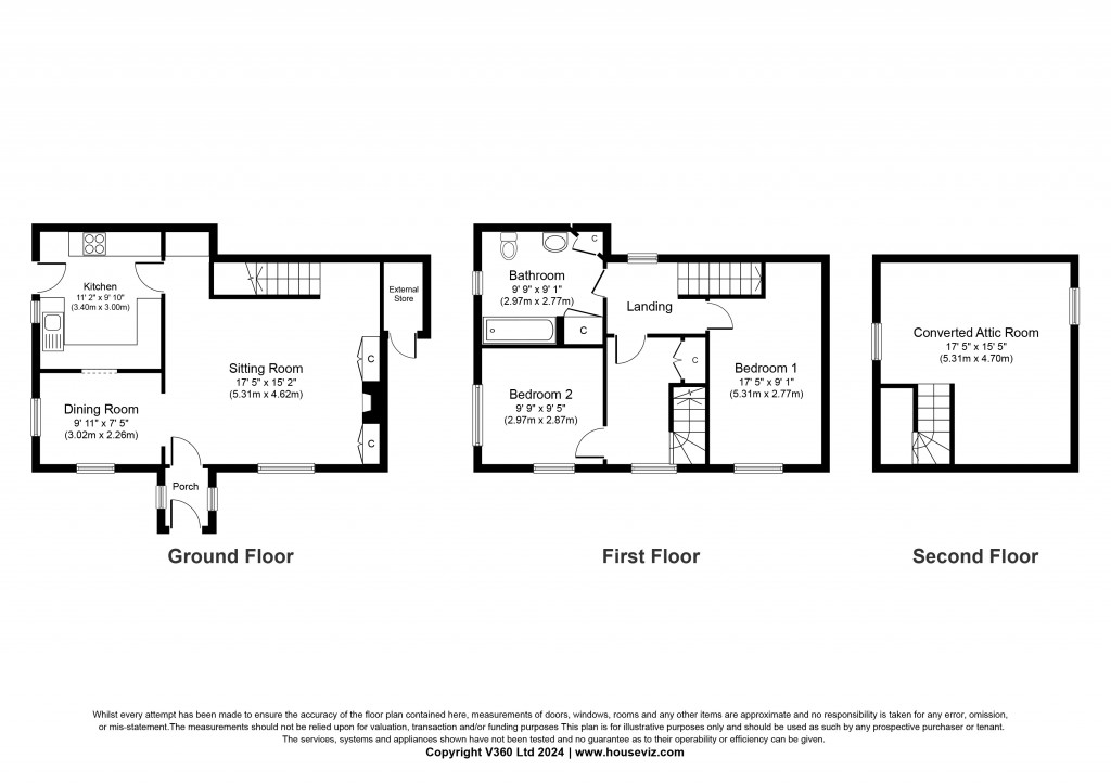 Floorplans For High Street, Steeton