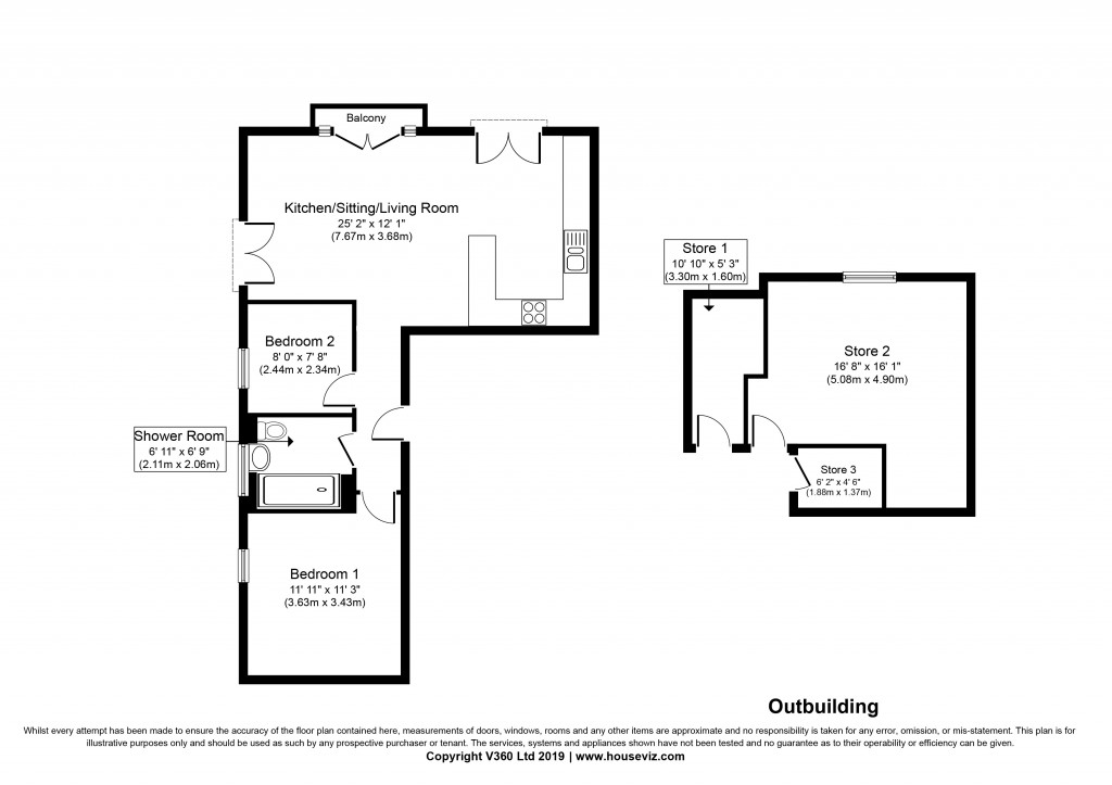 Floorplans For Sutton Gate Lodge, Sutton Lane, Sutton-in-Craven