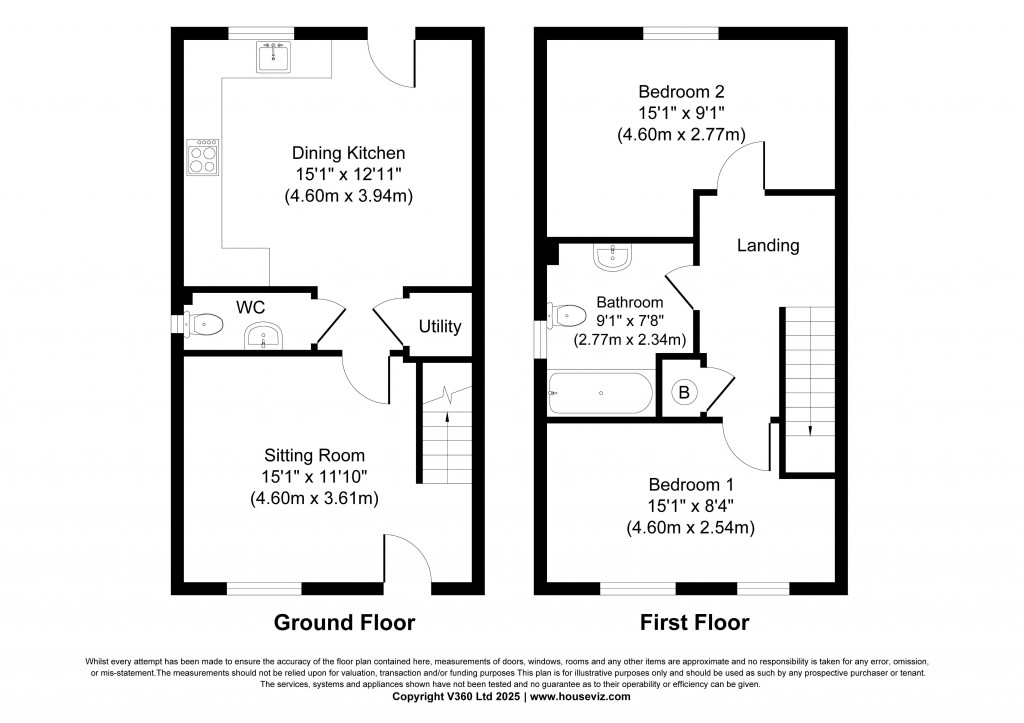 Floorplans For Bailey Court, Skipton