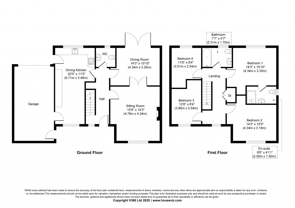 Floorplans For Patrick Close, Station Road, Grassington