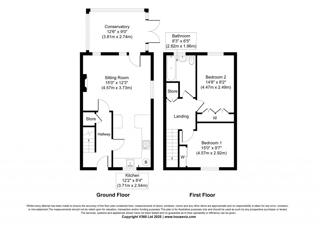 Floorplans For Willow Way, Sutton-in-Craven