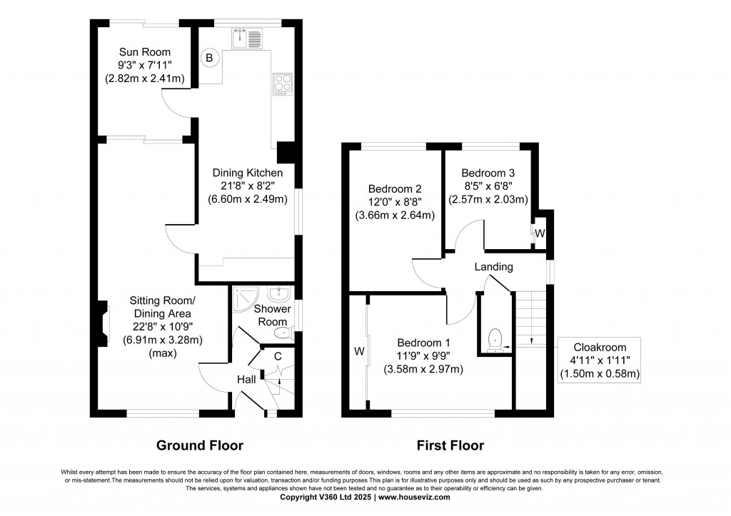 Floorplans For Woodside Road, Silsden