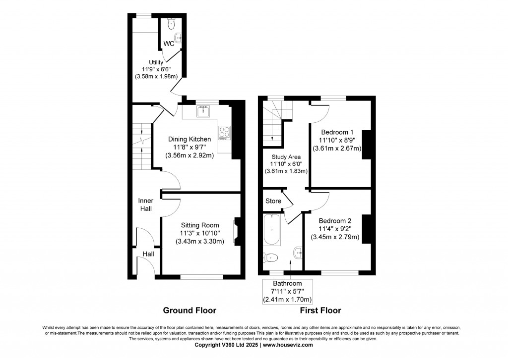 Floorplans For Fold Lane, Cowling