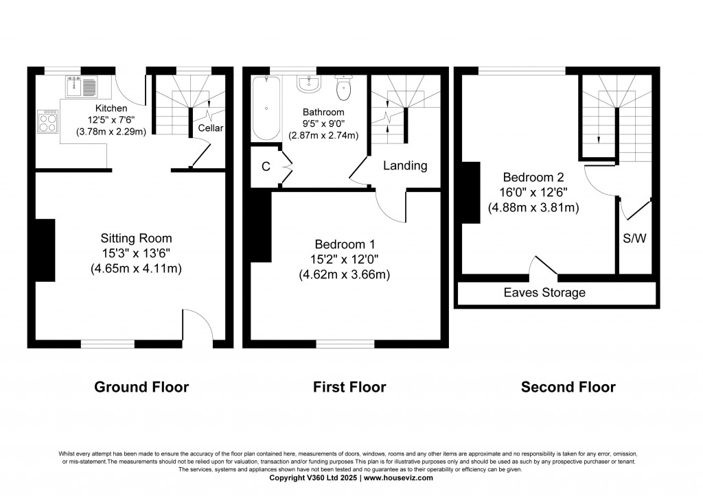 Floorplans For High Street, Steeton