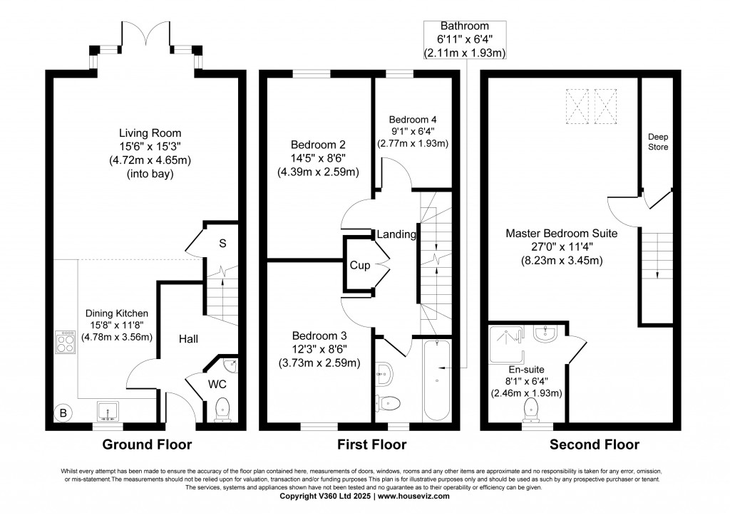 Floorplans For Stephenson Drive, Silsden