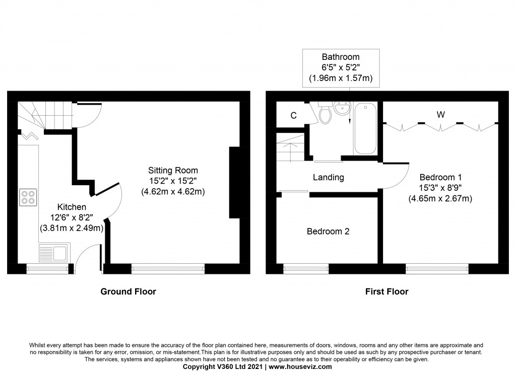 Floorplans For Colne Road, Cowling