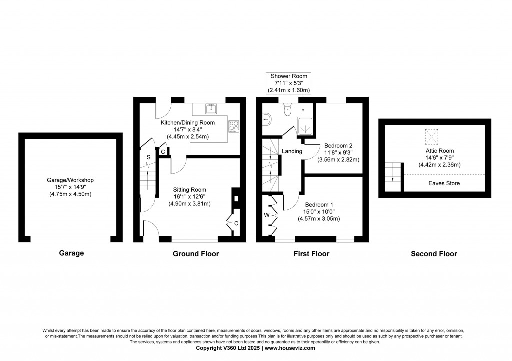 Floorplans For Wheatlands Lane, Cross Hills