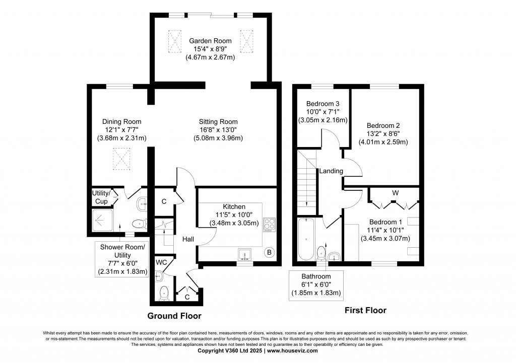 Floorplans For Sun Street, Cononley