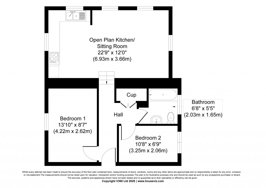 Floorplans For Royd Mews, Ings Lane, Bradley