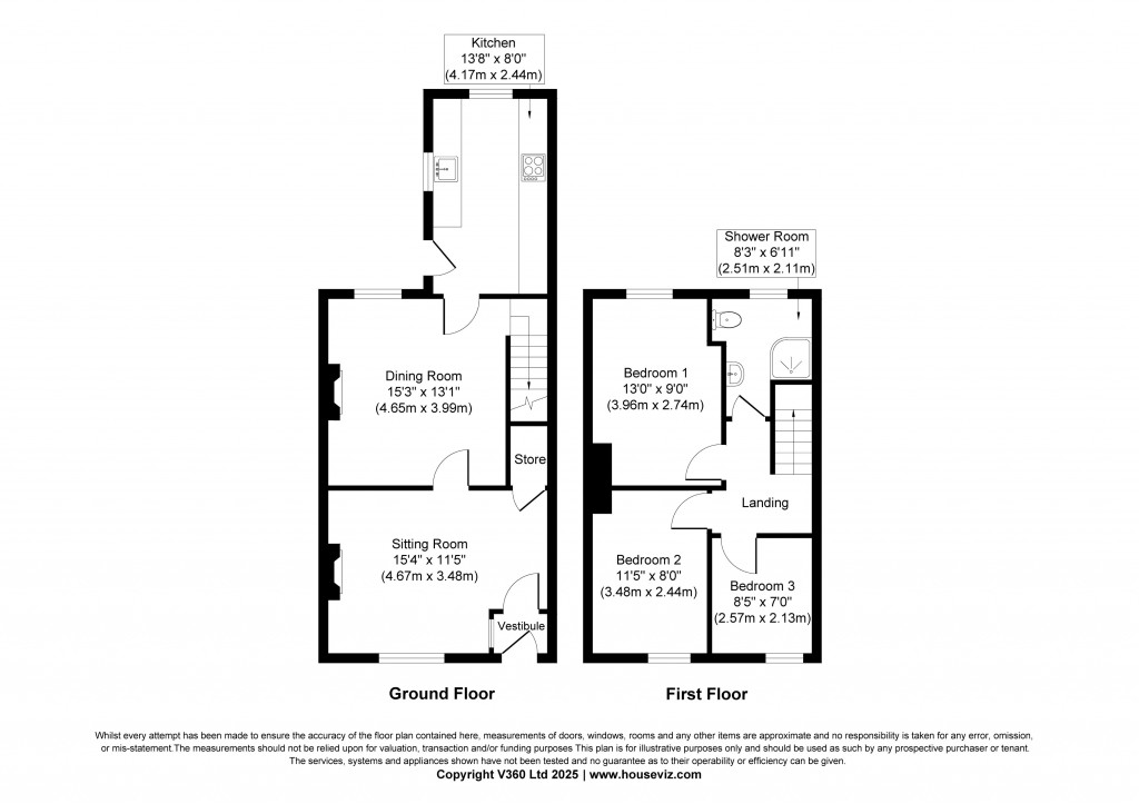 Floorplans For Nelson Street, Skipton
