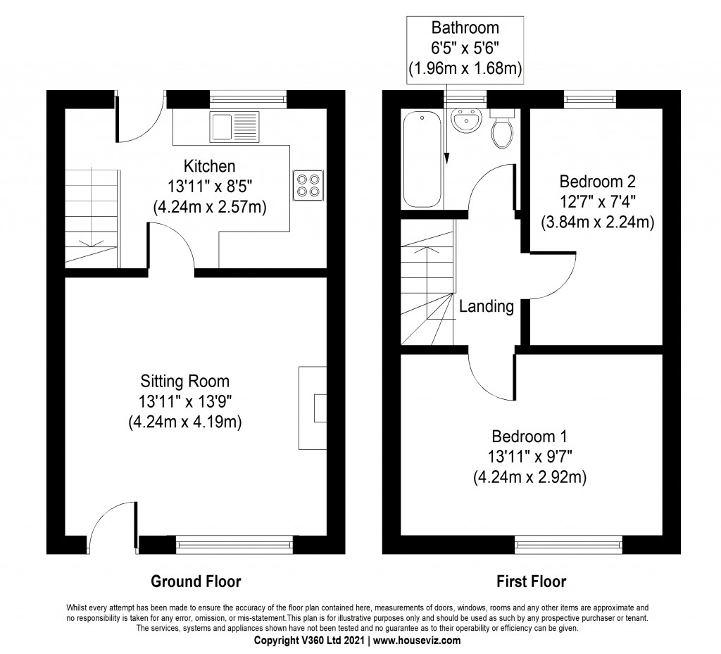 Floorplans For Prince Street, Silsden