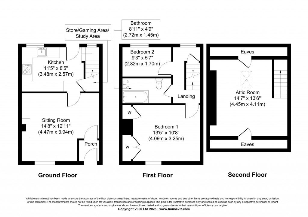 Floorplans For Aire Street, Cross Hills