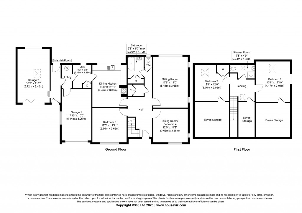 Floorplans For Rivock Avenue, 3 Rivock Avenue, Steeton