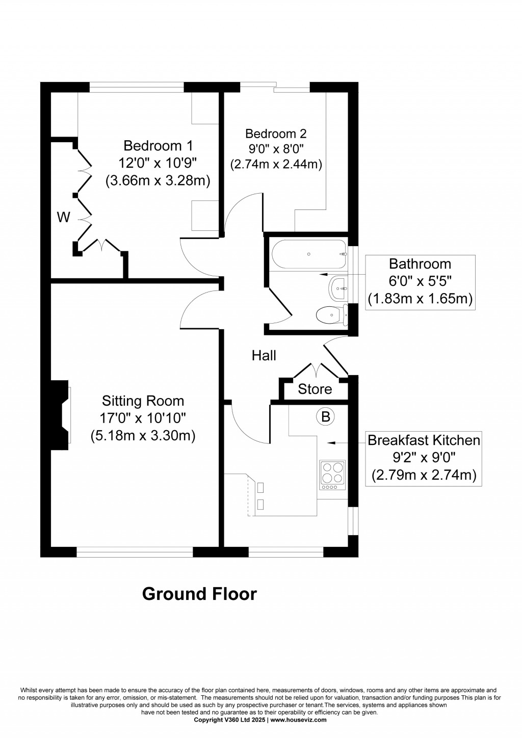 Floorplans For Halsteads Way, Steeton