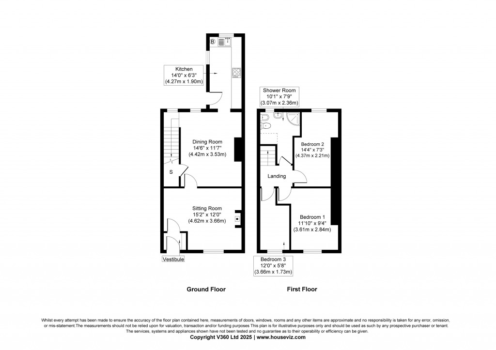 Floorplans For Park Road, Cowling