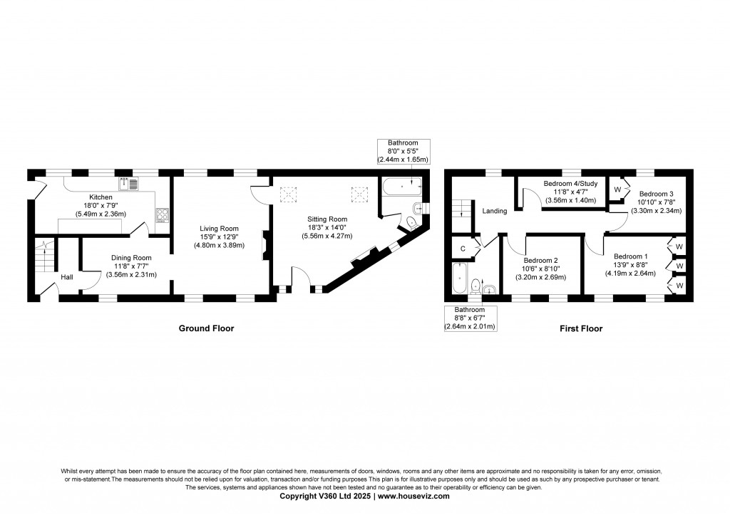 Floorplans For & 51 Bridge Street, Oakworth