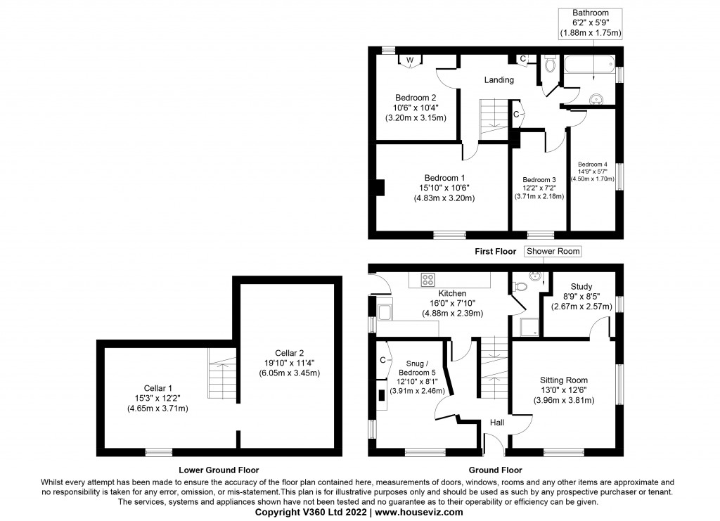 Floorplans For Keighley Road, Cowling