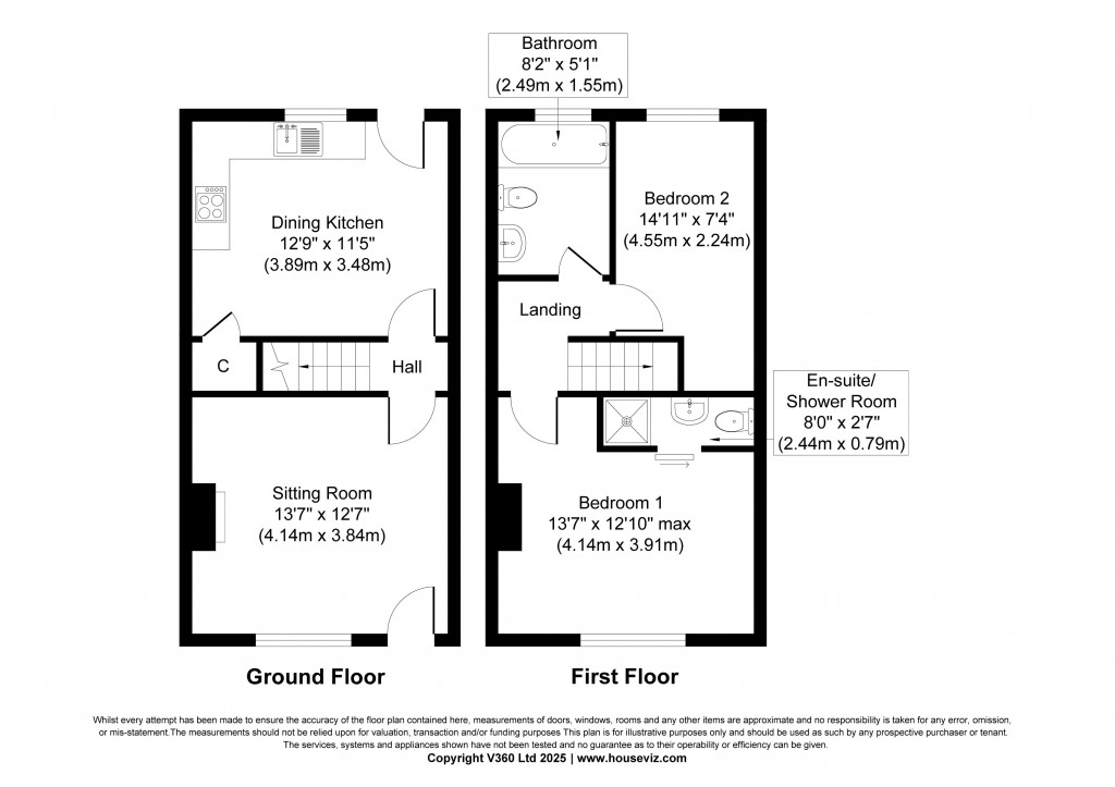 Floorplans For Harrison Place, Glusburn