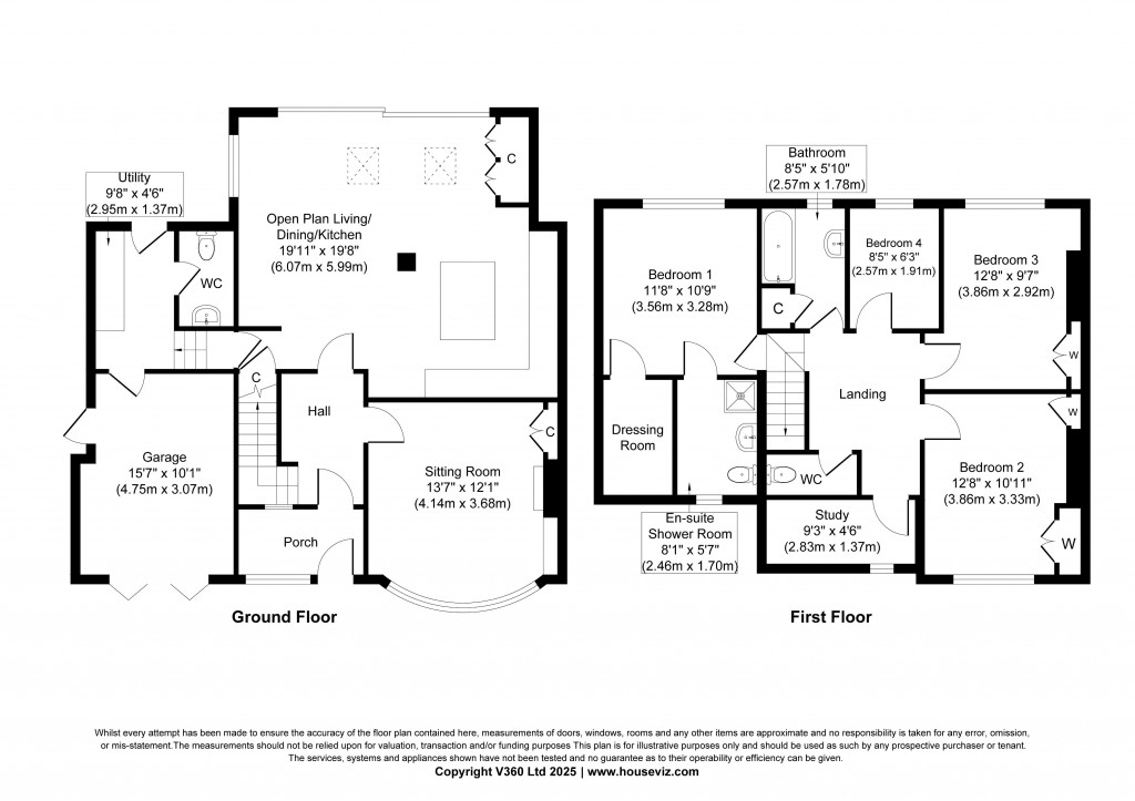 Floorplans For Raikeswood Drive, Skipton