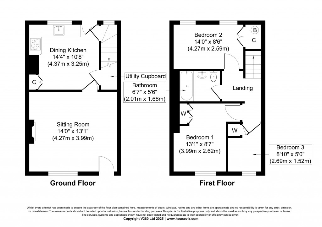 Floorplans For Beech Street, Cross Hills