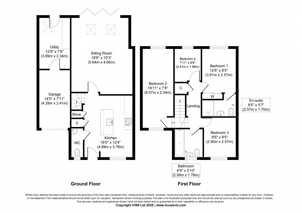 Floorplans For Hawthorne Road, Steeton