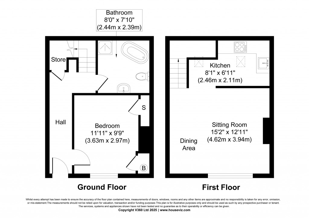 Floorplans For Starkey Lane, Farnhill