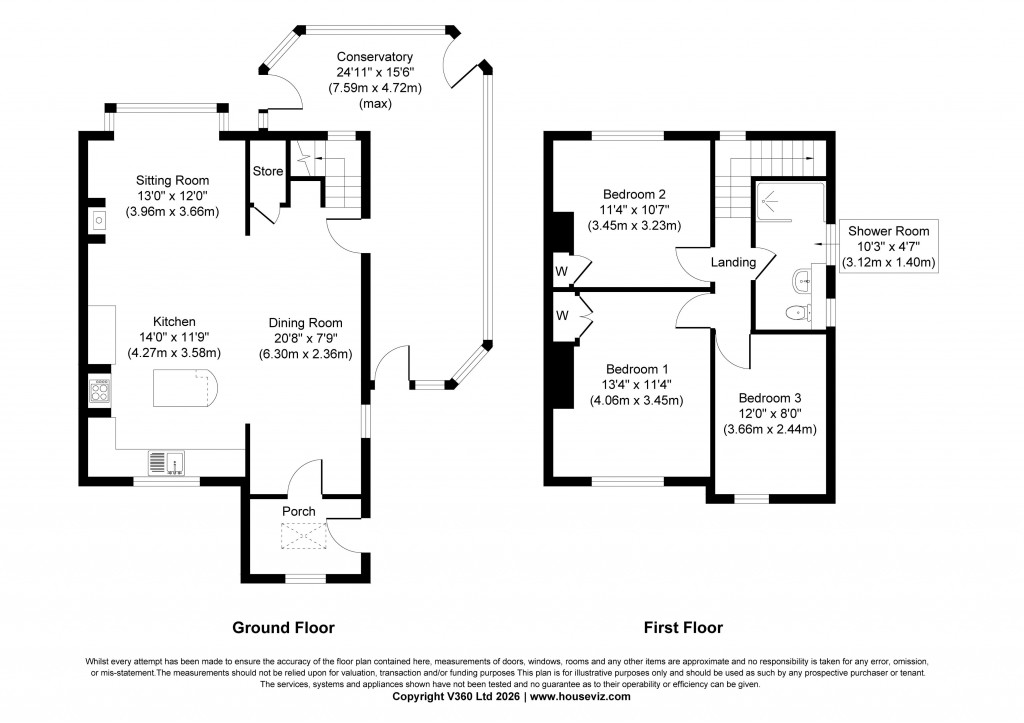 Floorplans For Bank Road, Cross Hills